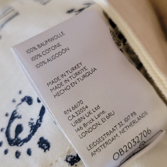 Free People Pandora Wide Leg Jeans Womens 27S Heavenly Boho Cottage Whimsical - Picture 5 of 8